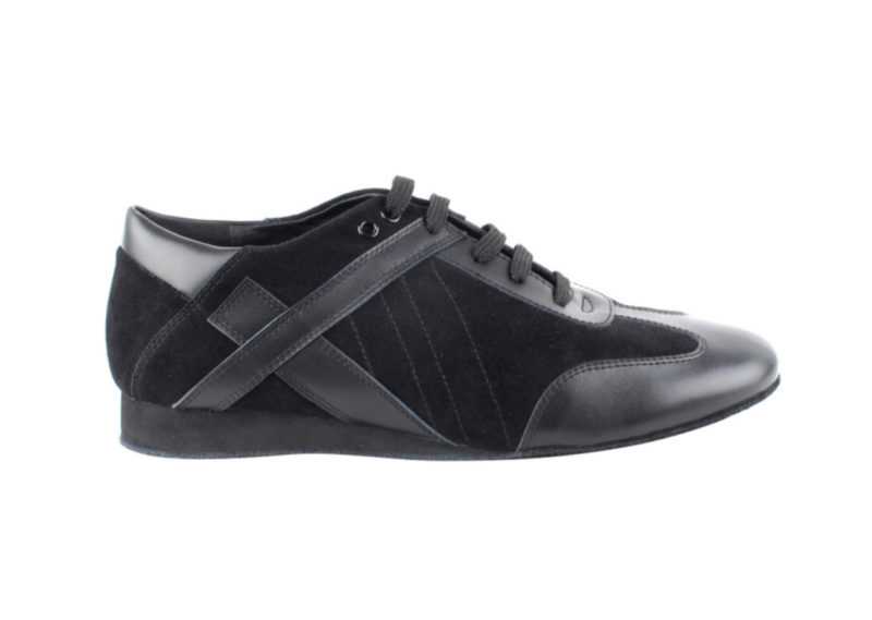 Zapato de baile -DAMA SHOES- Bosa Black Leather & Suede