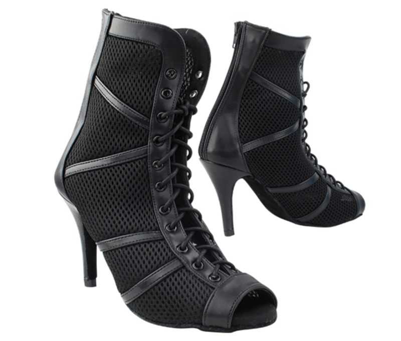 Zapato de baile -DAMA SHOES-Pin Black Leather