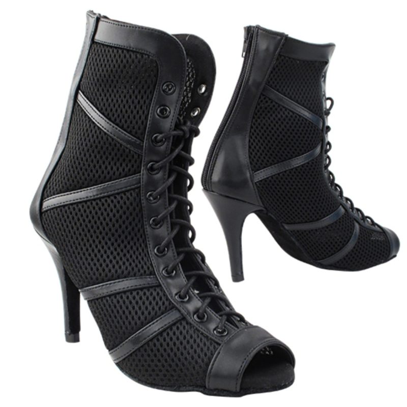 Zapato de baile -DAMA SHOES-Pin Black Leather