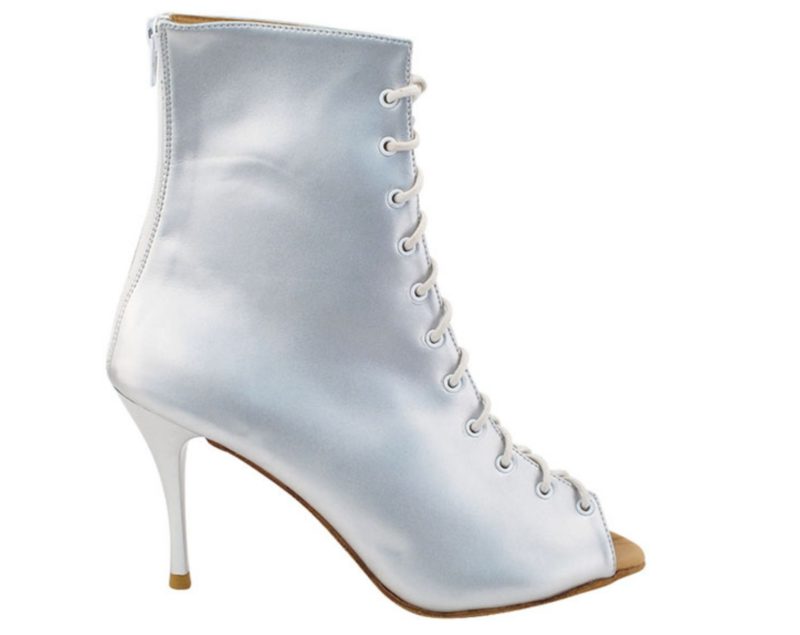 Zapato de baile-DAMA SHOES - Cristina Silver Leather