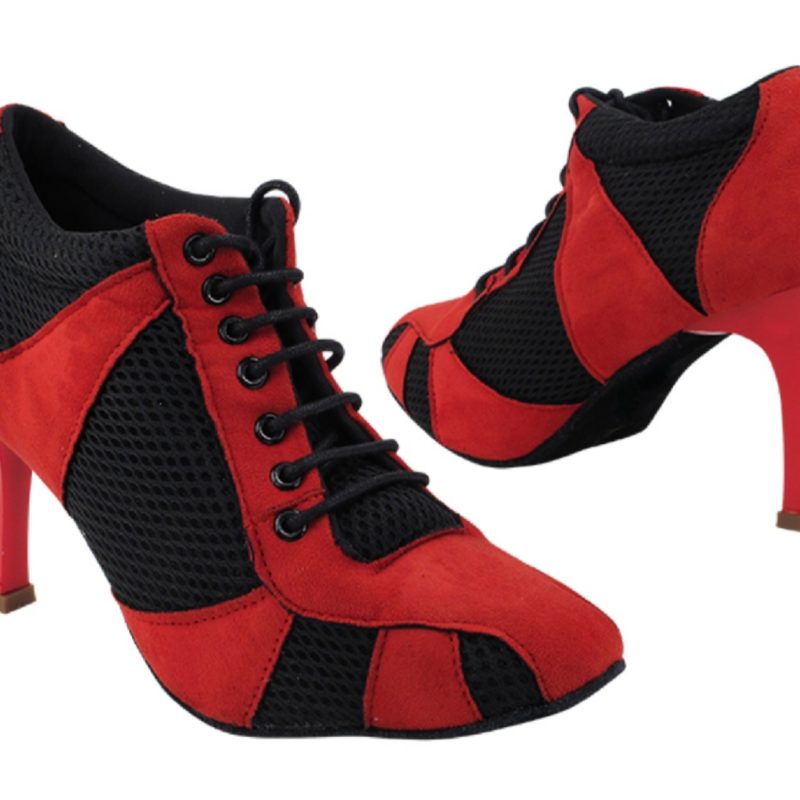 Zapato de baile-DAMA SHOES - Belén Red Nubuck