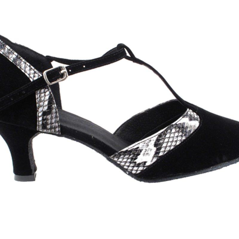 Zapato de baile-DAMA SHOES - Lux Black Velvet