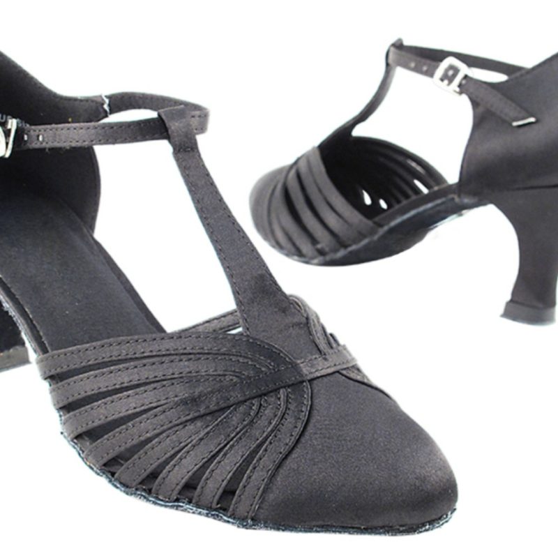 Zapato de baile-DAMA SHOES - Iria Black Satin