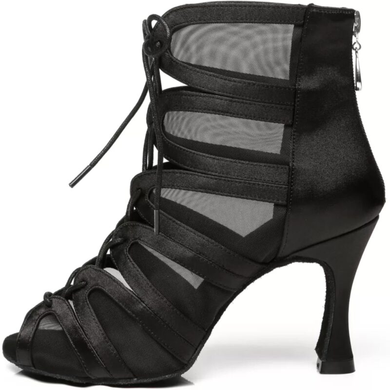 Zapato de baile -DAMA SHOES-Pump Black Satin