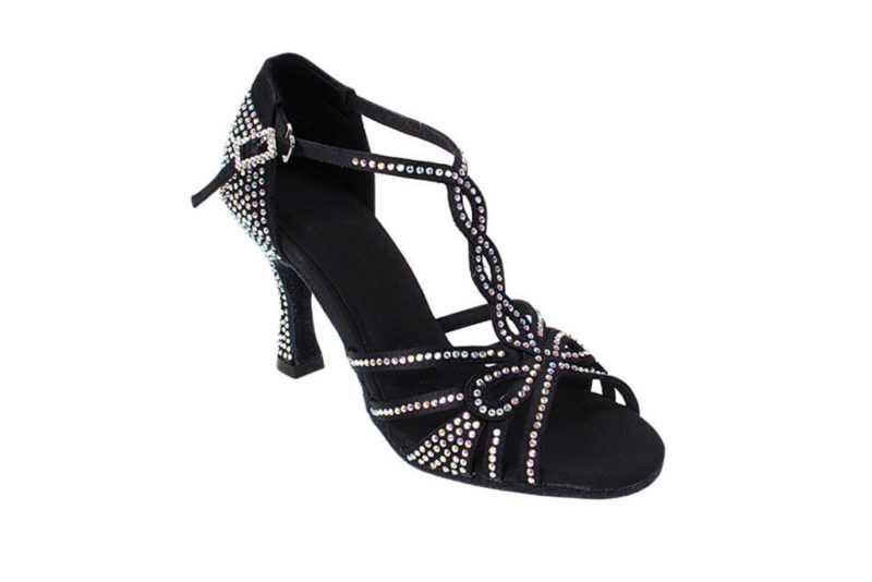 Zapato de baile -DAMA SHOES- Espinela Black Satin
