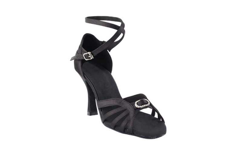 Zapato de baile -DAMA SHOES -Kassia Black Satin