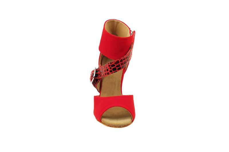 Zapato de baile - DAMA SHOES - Oxford Red Velvet