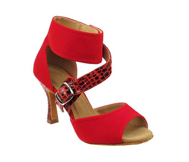 Zapato de baile - DAMA SHOES - Oxford Red Velvet