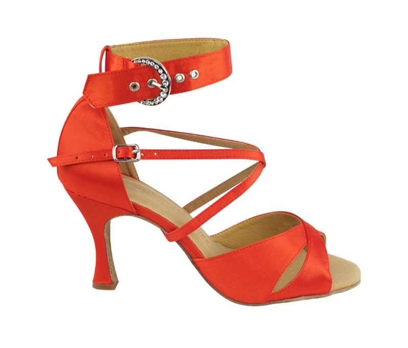 Zapato de baile - DAMA SHOES - Wellington Red Satin
